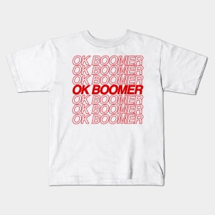 OK BOOMER Kids T-Shirt